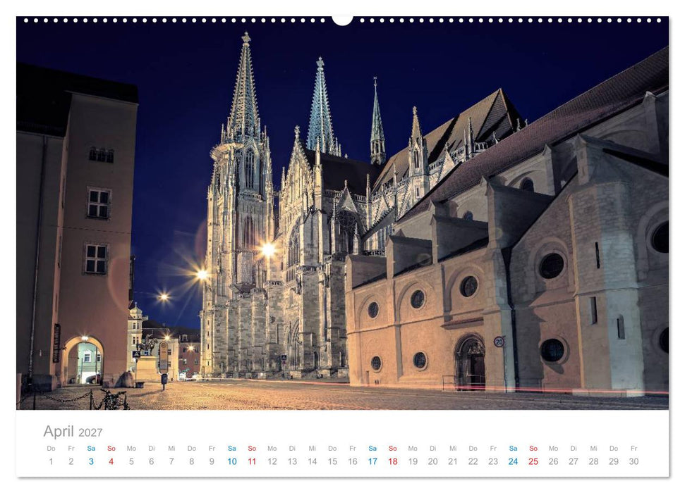 Regensburg - Welterbestadt an der Donau (CALVENDO Wandkalender 2027)
