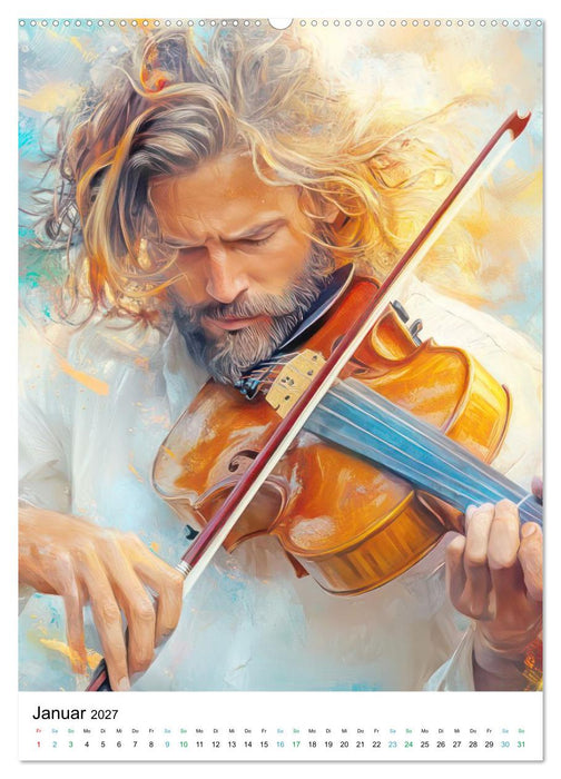 Musikanten - Lichtvolle Portraits (CALVENDO Premium Wandkalender 2027)
