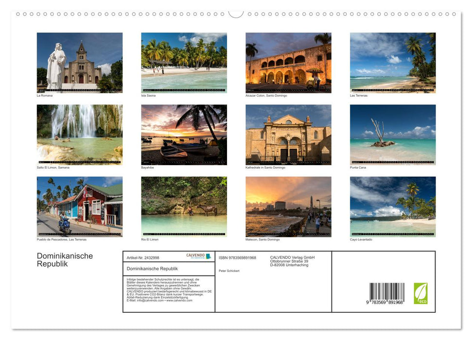 Dominikanische Republik (CALVENDO Premium Wandkalender 2027)