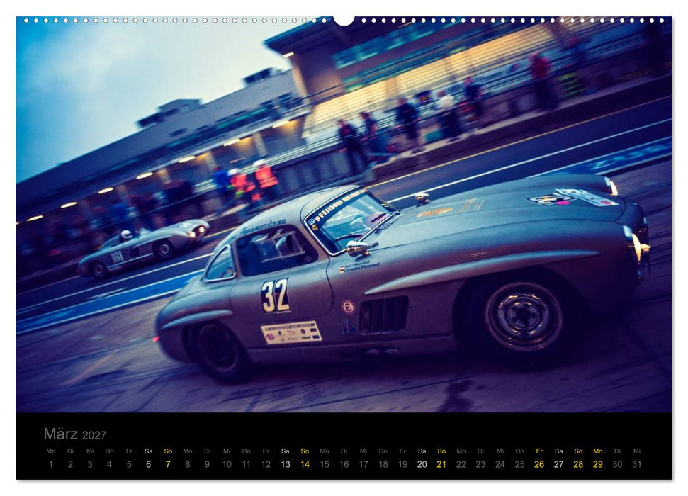 Mercedes Benz 300SL - Racing (CALVENDO Wandkalender 2027)