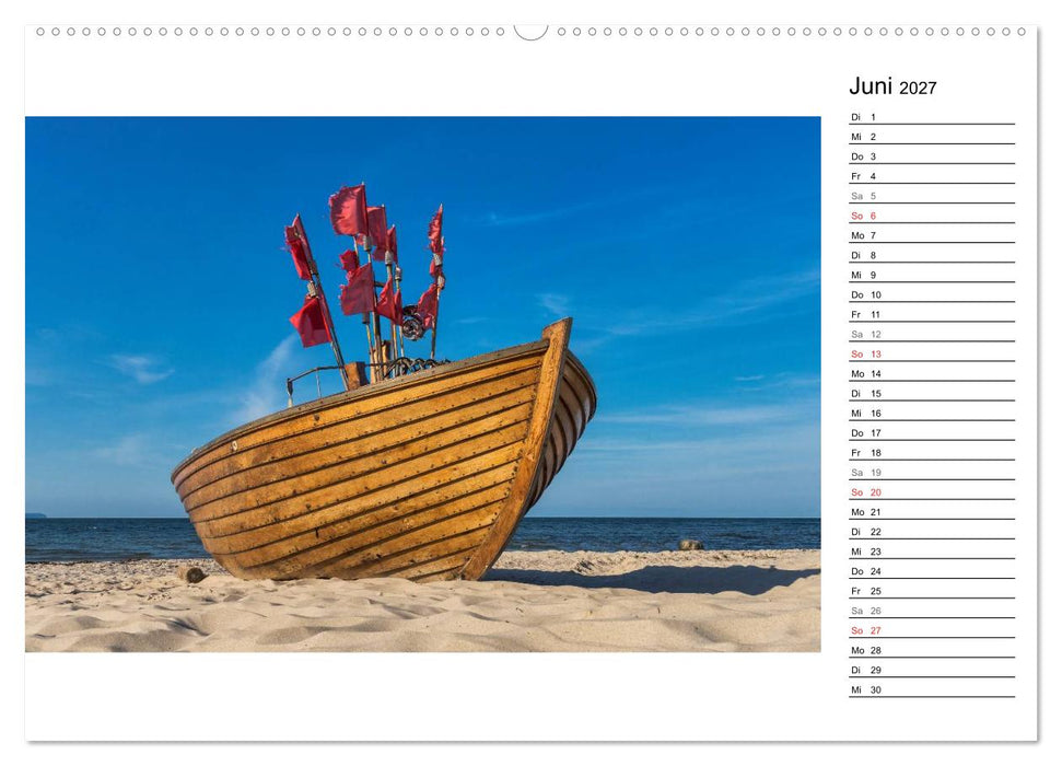 Ostseebad Binz – Zeit für Erholung (CALVENDO Premium Wandkalender 2027)