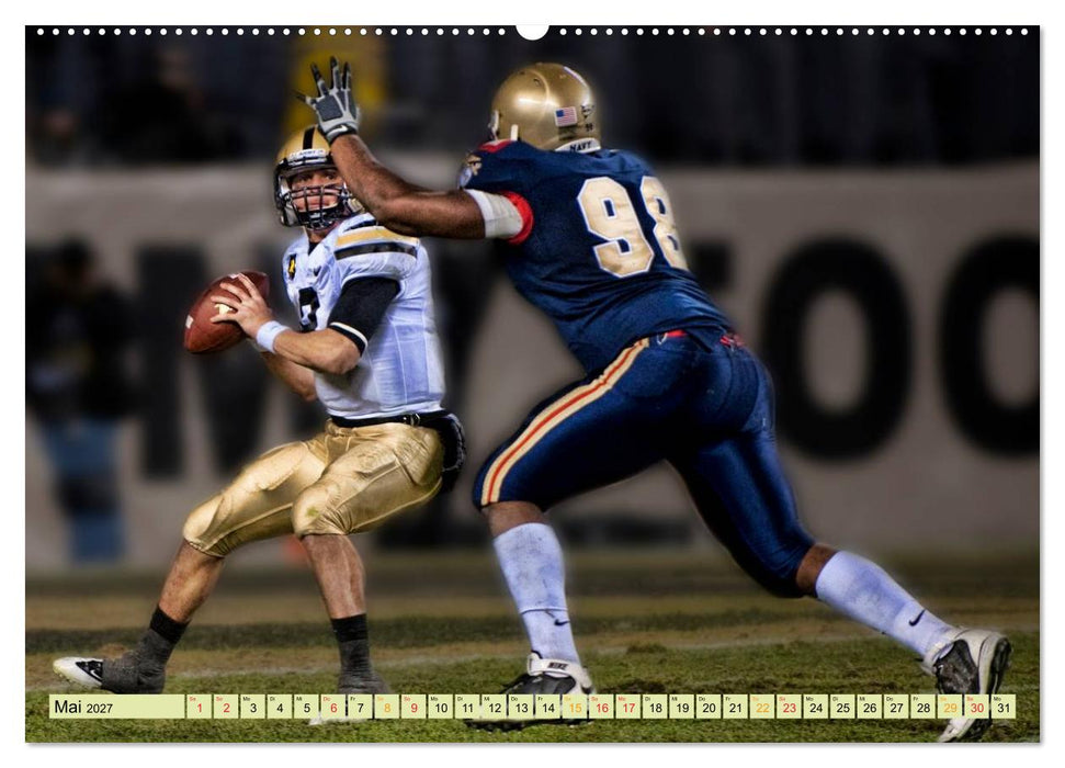 American Football - Taktik und Athletik (CALVENDO Premium Wandkalender 2027)