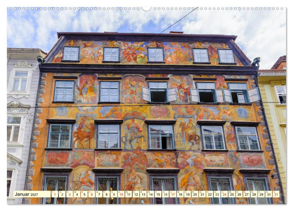 Mein Graz. Perle an der Mur (CALVENDO Premium Wandkalender 2027)