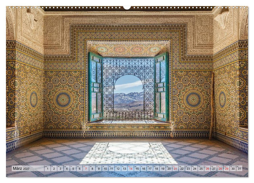 Marokko: Marrakesch, Atlas, Sahara, Fès (CALVENDO Wandkalender 2027)