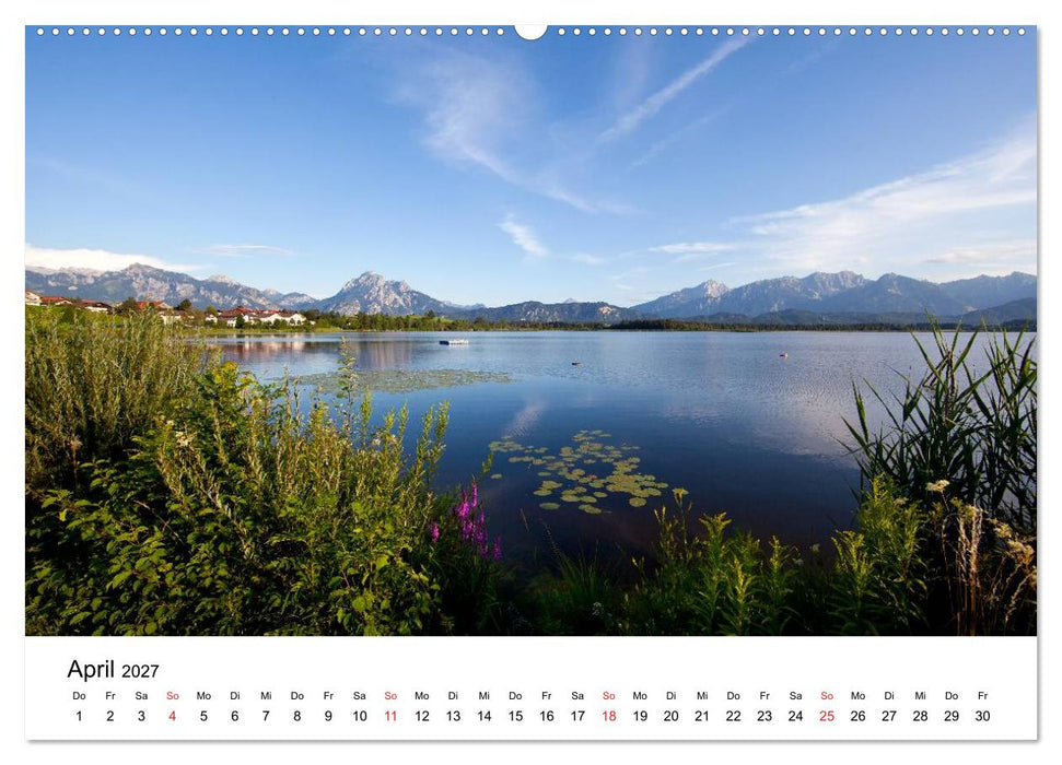 Hopfensee - Riviera des Allgäus (CALVENDO Premium Wandkalender 2027)