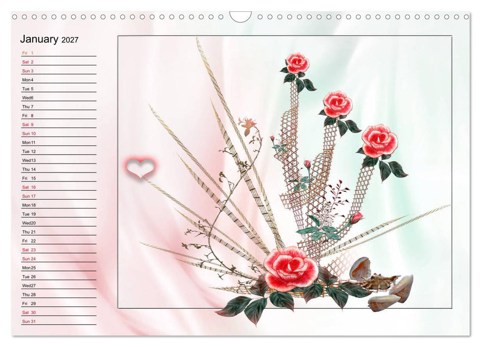 Enchanting Ikebana (CALVENDO Monthly Calendar 2027)