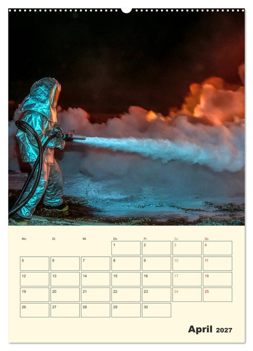 Feuerwehr - selbstloser Dienst weltweit (CALVENDO Wandkalender 2027)