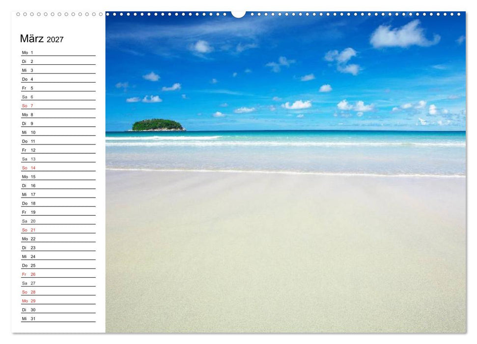 Traumstrände in der Karibik (CALVENDO Wandkalender 2027)