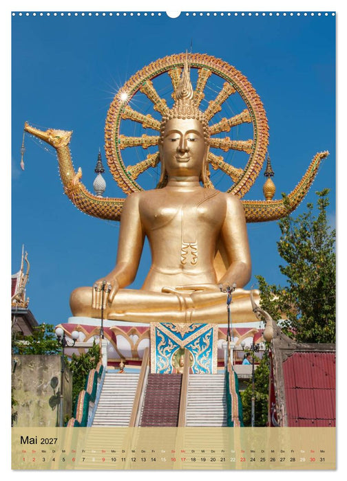 BUDDHA in GOLD (CALVENDO Premium Wandkalender 2027)