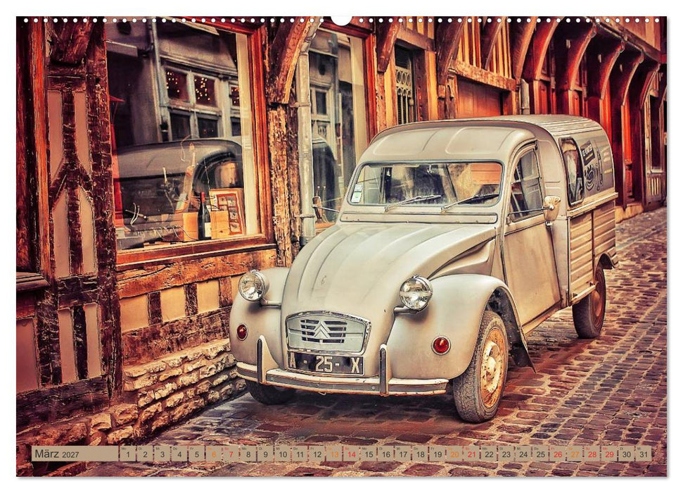 Die Legende - die Ente, Citroën 2CV (CALVENDO Premium Wandkalender 2027)