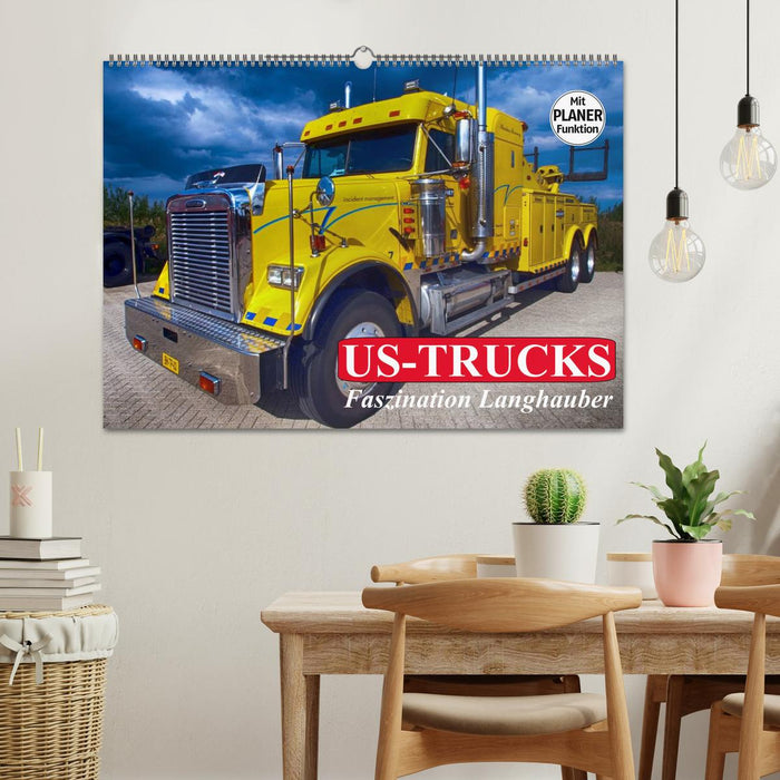 US-Trucks. Faszination Langhauber (CALVENDO Wandkalender 2027)