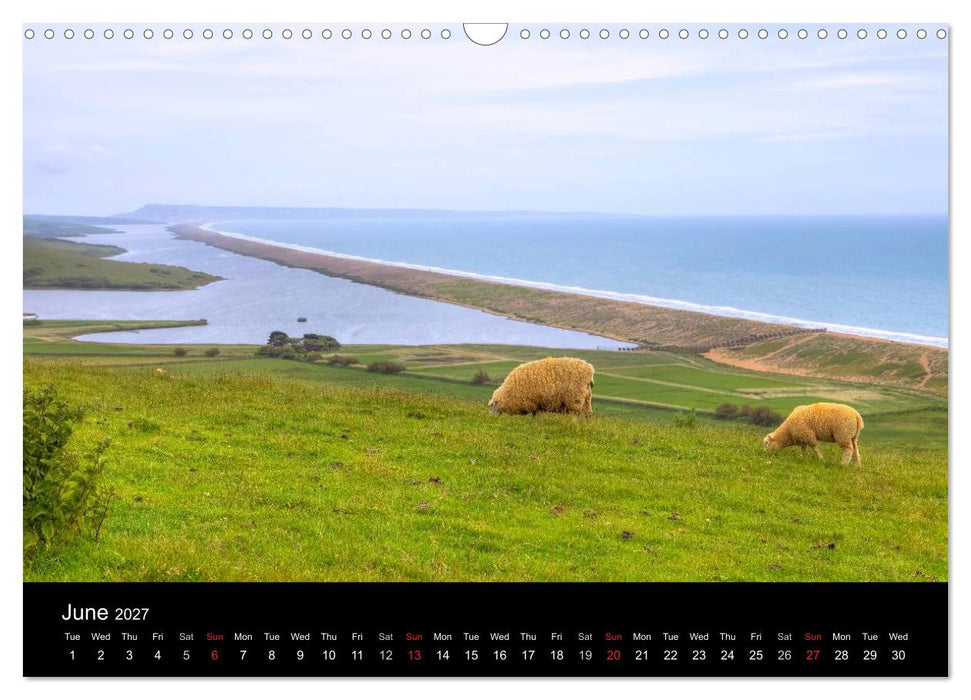 Jurassic Coast South England (CALVENDO Monthly Calendar 2027)