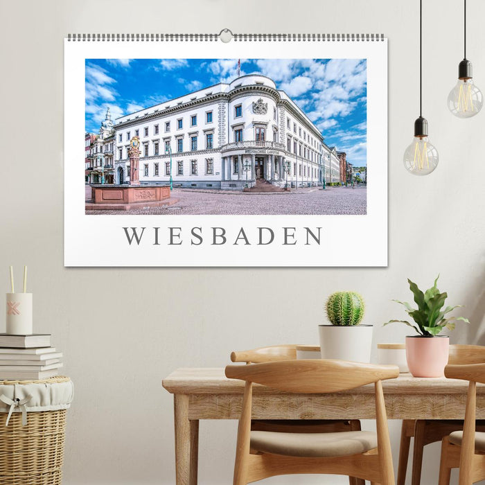 Wiesbaden Kurstadt mit Charme und Flair (CALVENDO Wandkalender 2027)