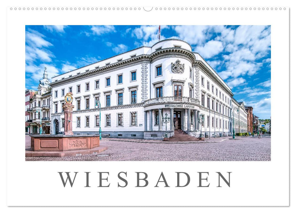 Wiesbaden Kurstadt mit Charme und Flair (CALVENDO Wandkalender 2027)