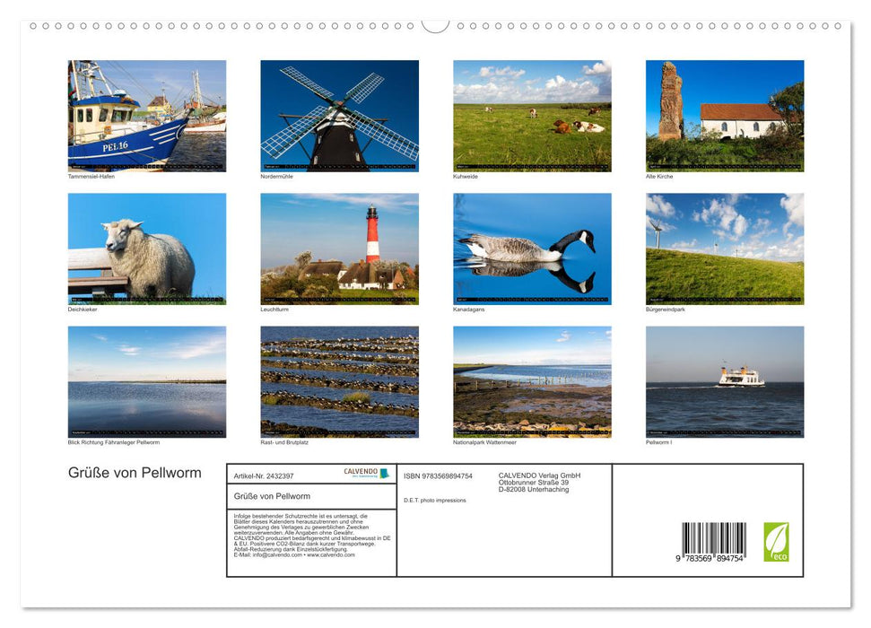 Grüße von Pellworm (CALVENDO Premium Wandkalender 2027)