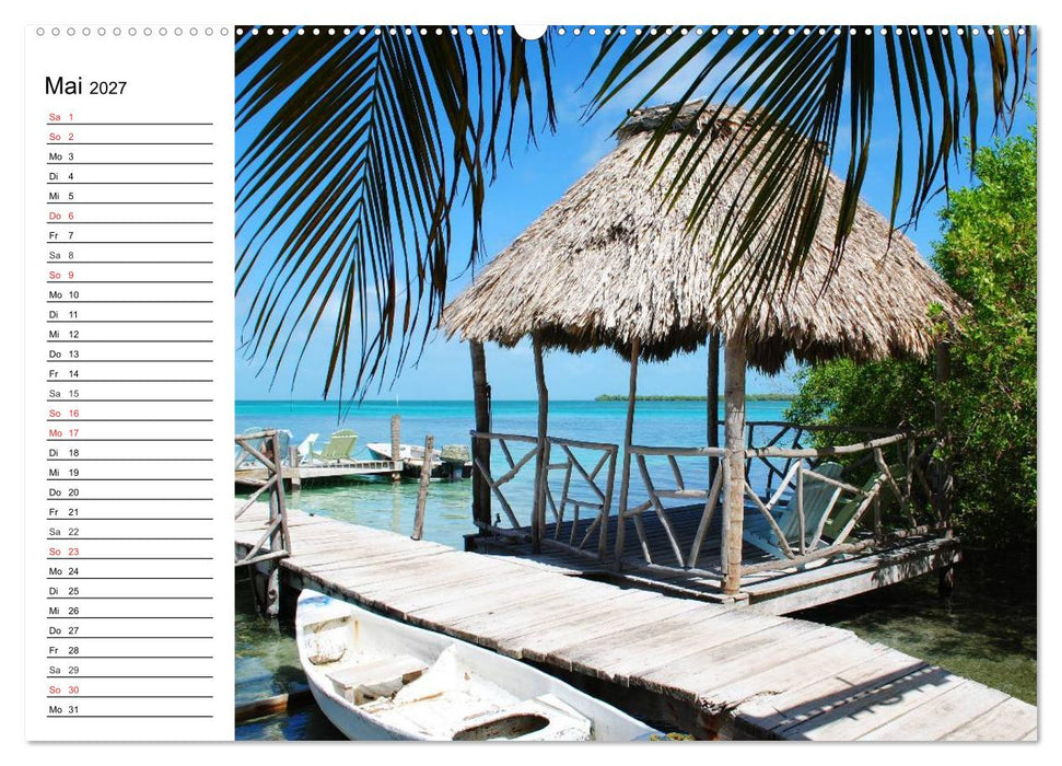 Traumstrände in der Karibik (CALVENDO Premium Wandkalender 2027)