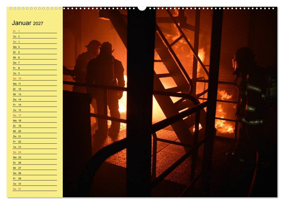 Die Feuerwehr. U.S. Firefighter im Einsatz (CALVENDO Premium Wandkalender 2027)