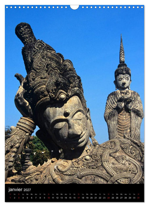 Bouddha Portraits du Sage (CALVENDO Calendrier mensuel 2027)