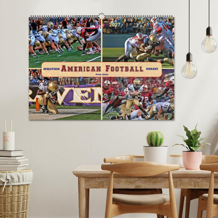 American Football - athletisch und riskant (CALVENDO Wandkalender 2027)