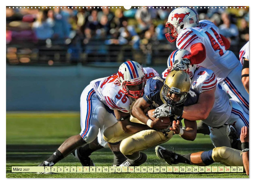 American Football - athletisch und riskant (CALVENDO Wandkalender 2027)
