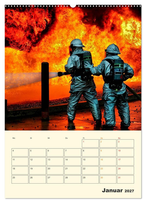 Feuerwehr - im Einsatz weltweit (CALVENDO Wandkalender 2027)
