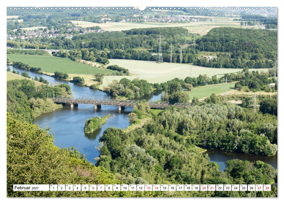 Ruhrtal mit Lennetal - Radland Deutschland (CALVENDO Wandkalender 2027)