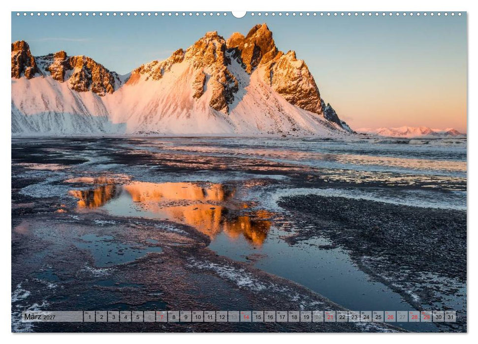 Island im Winter (CALVENDO Wandkalender 2027)