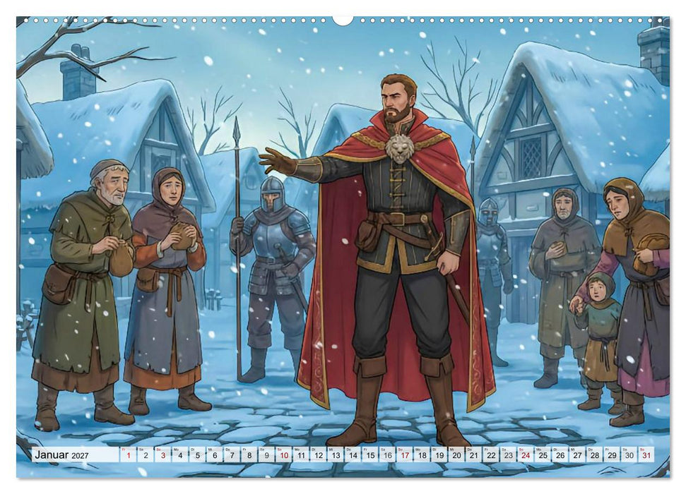 Robin Hood – Die Legende von Sherwood Forest (CALVENDO Wandkalender 2027)