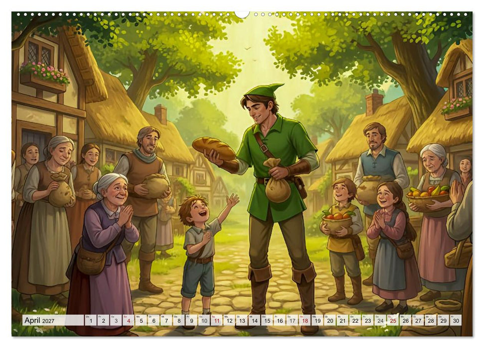 Robin Hood – Die Legende von Sherwood Forest (CALVENDO Wandkalender 2027)
