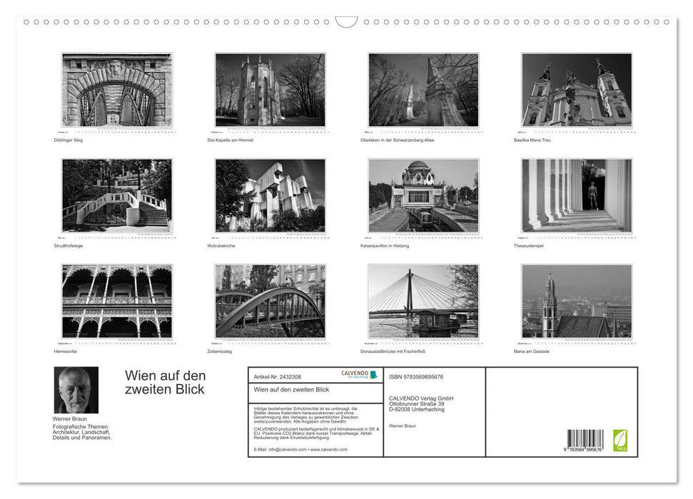 Wien auf den zweiten Blick (CALVENDO Wandkalender 2027)