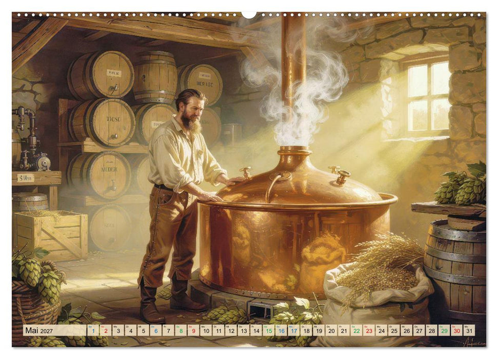 Biergenuss aus Tradizion (CALVENDO Premium Wandkalender 2027)