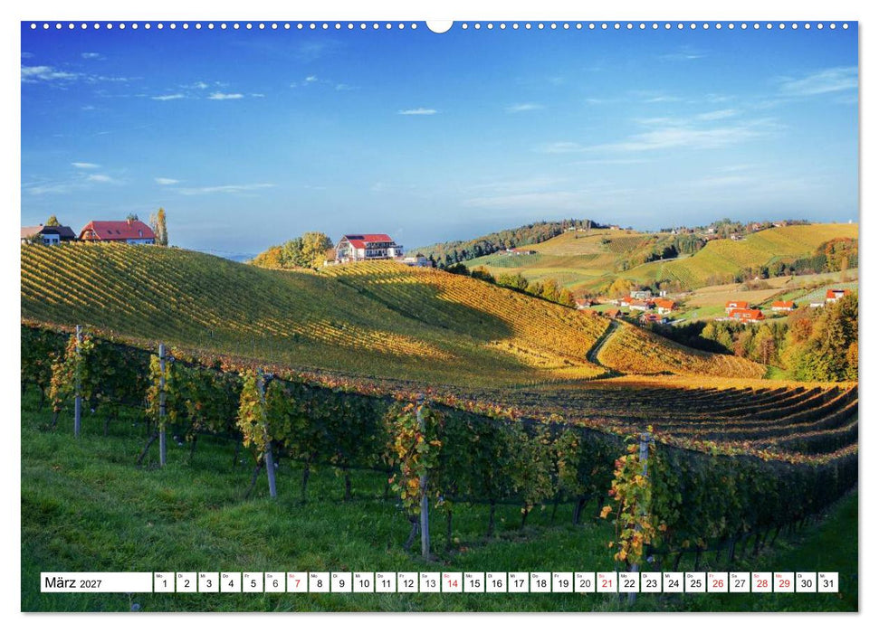 Geliebte Steiermark im Herzen Österreichs (CALVENDO Premium Wandkalender 2027)
