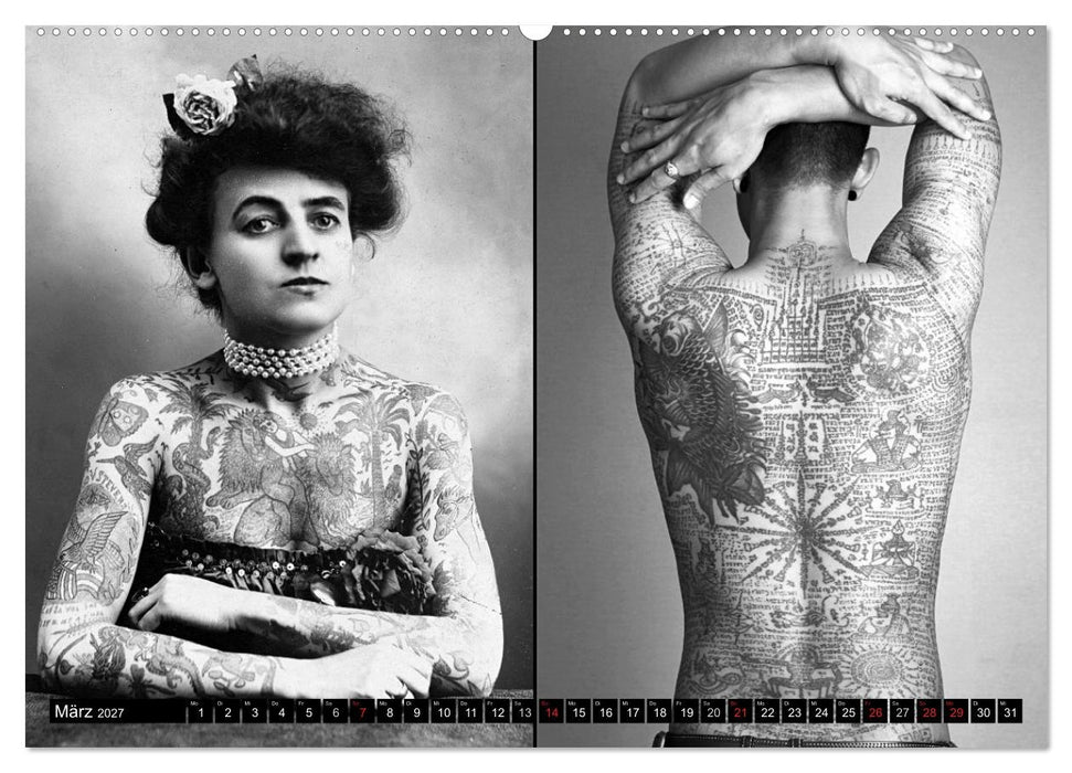 Körperkult Tattoo (CALVENDO Wandkalender 2027)
