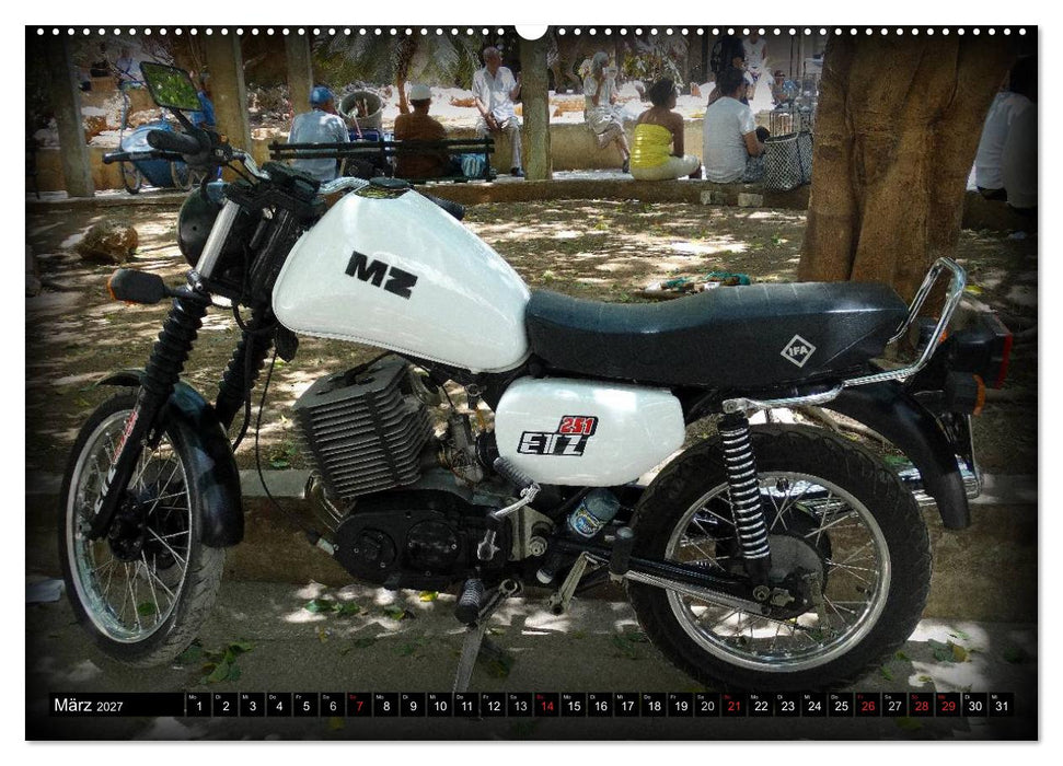 Motorrad-Legenden - MZ (CALVENDO Wandkalender 2027)