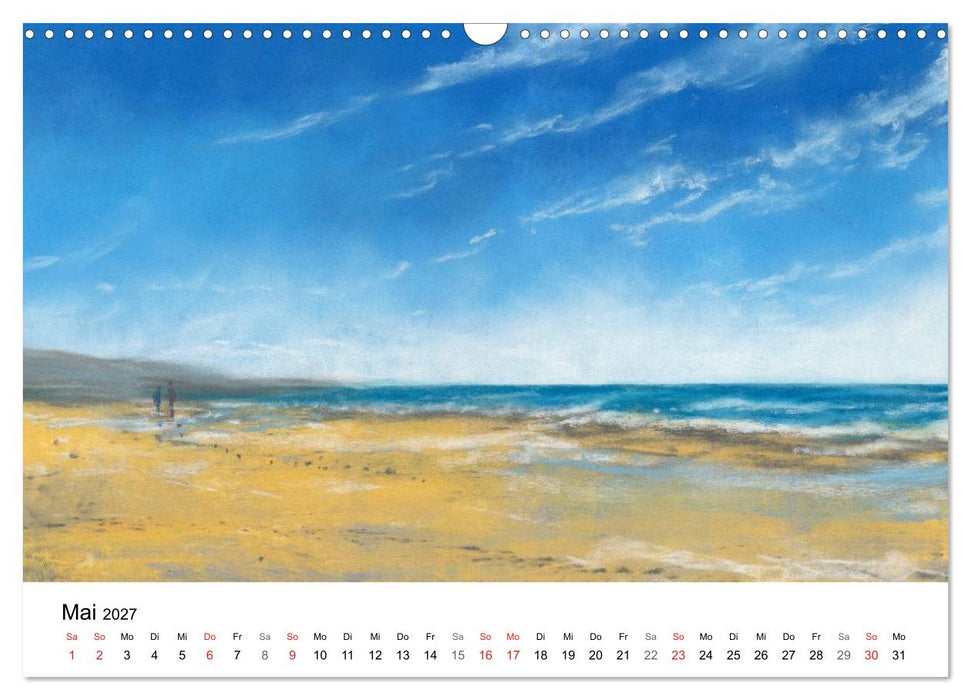 Das Meer in Pastellkreide (CALVENDO Wandkalender 2027)