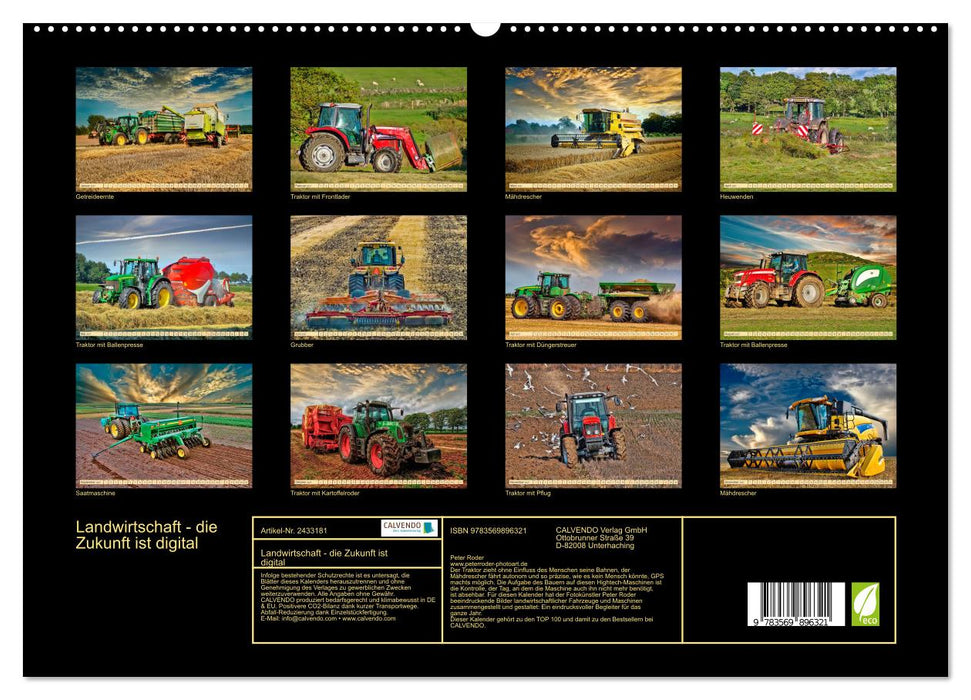 Landwirtschaft - die Zukunft ist digital (CALVENDO Premium Wandkalender 2027)