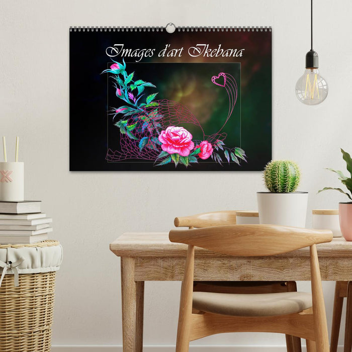 Images d'art Ikebana (CALVENDO Calendrier mensuel 2027)