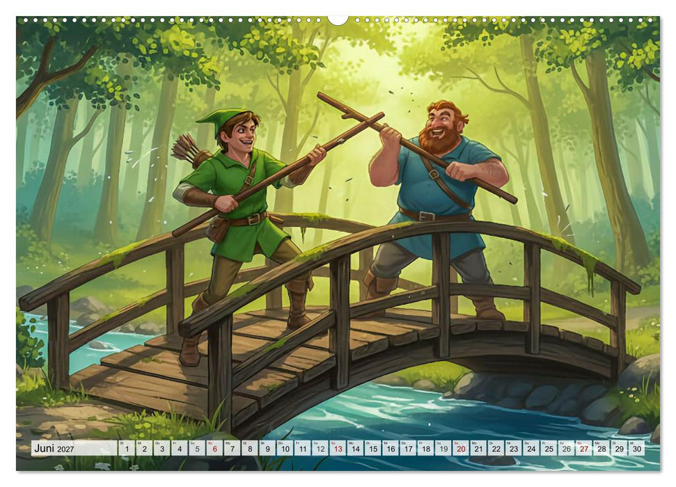 Robin Hood – Die Legende von Sherwood Forest (CALVENDO Premium Wandkalender 2027)