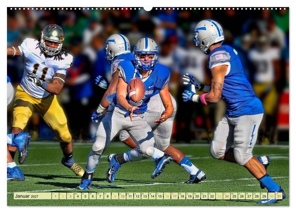American Football - Taktik und Athletik (CALVENDO Wandkalender 2027)