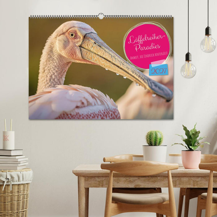 Löffelreiher-Paradies (CALVENDO Wandkalender 2027)