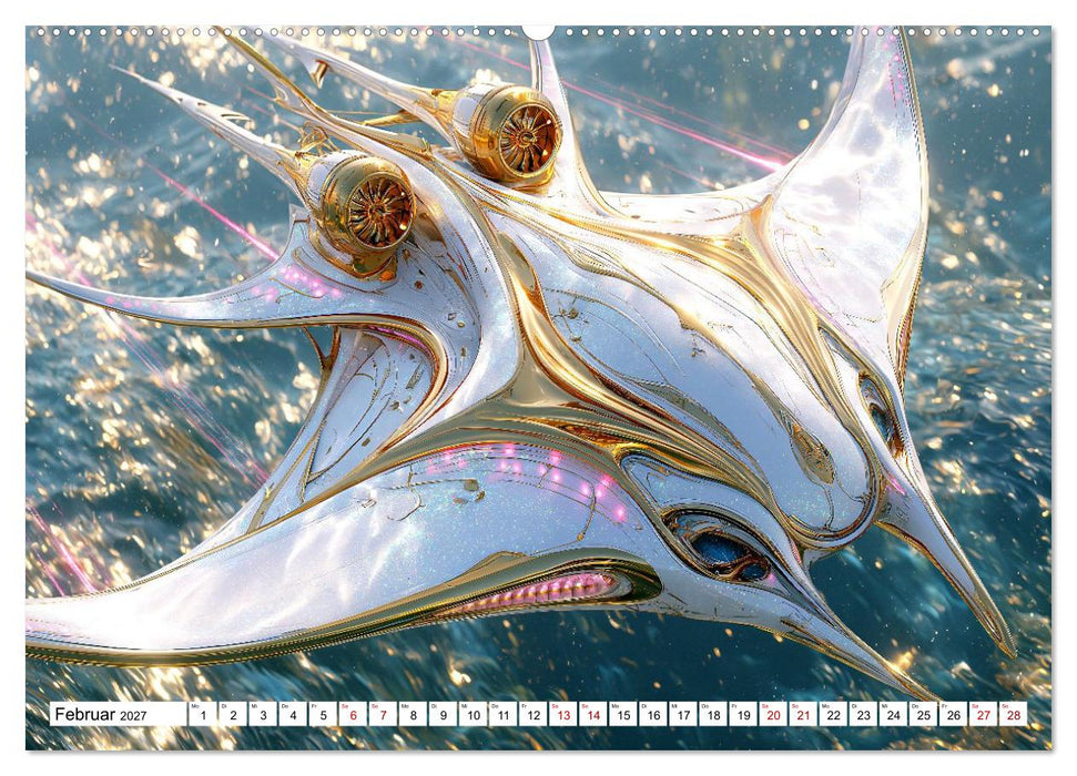 Atlantis Futura - Visionen einer Zukunftsstadt (CALVENDO Wandkalender 2027)