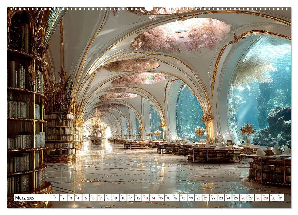Atlantis Futura - Visionen einer Zukunftsstadt (CALVENDO Wandkalender 2027)