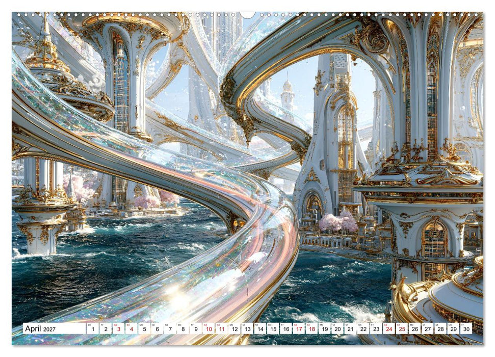 Atlantis Futura - Visionen einer Zukunftsstadt (CALVENDO Wandkalender 2027)