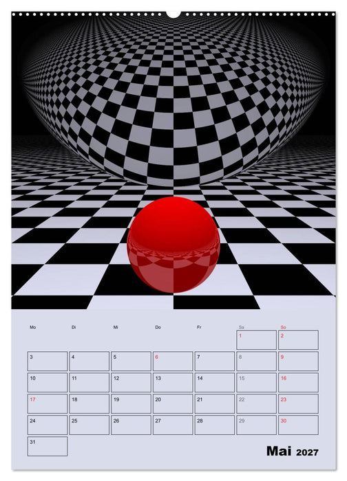 OpArt und mehr (CALVENDO Premium Wandkalender 2027)