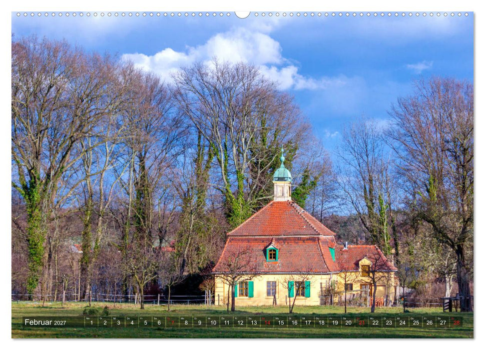 Moritzburg mit Schlossansichten (CALVENDO Premium Wandkalender 2027)