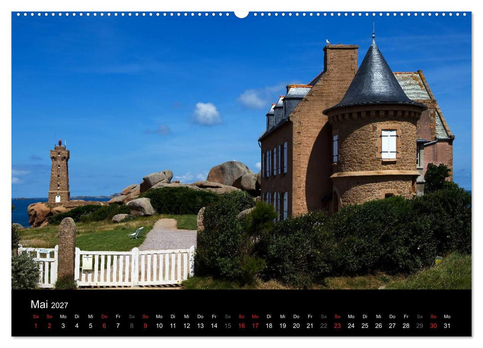 Bretagne - Fotoreise von der Cote de Granit Rose zur Ile de Brehat (CALVENDO Premium Wandkalender 2027)