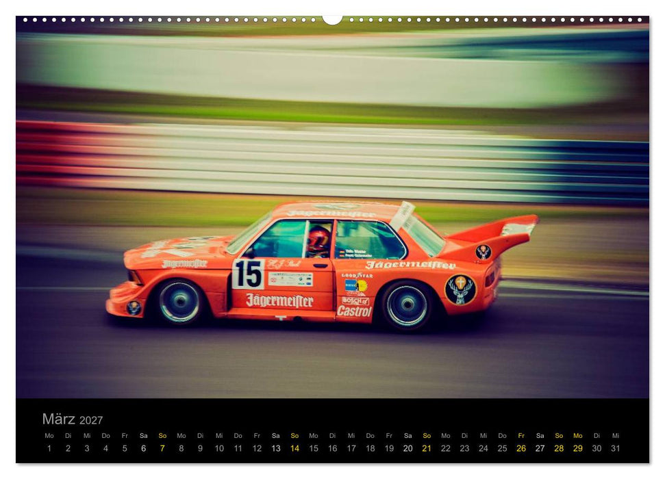 Classic BMW Racing (CALVENDO Premium Wandkalender 2027)