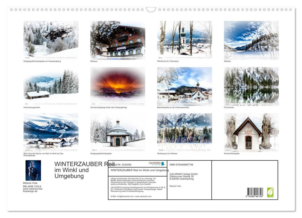 WINTERZAUBER Reit im Winkl und Umgebung (CALVENDO Wandkalender 2027)