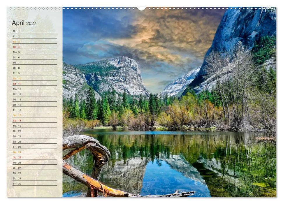 Nationalparks in den USA - wunderschön und einmalig (CALVENDO Wandkalender 2027)