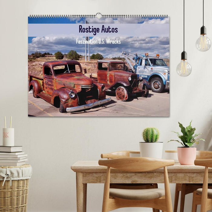Rostige Autos. Faszination U.S. Wracks (CALVENDO Wandkalender 2027)